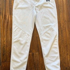 Baseball Under Armour White Pants